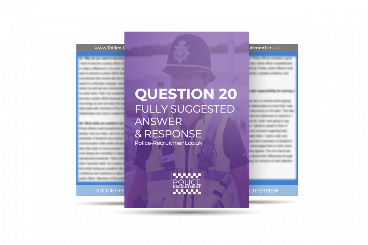 Police Interview Questions and Answers PDF-160